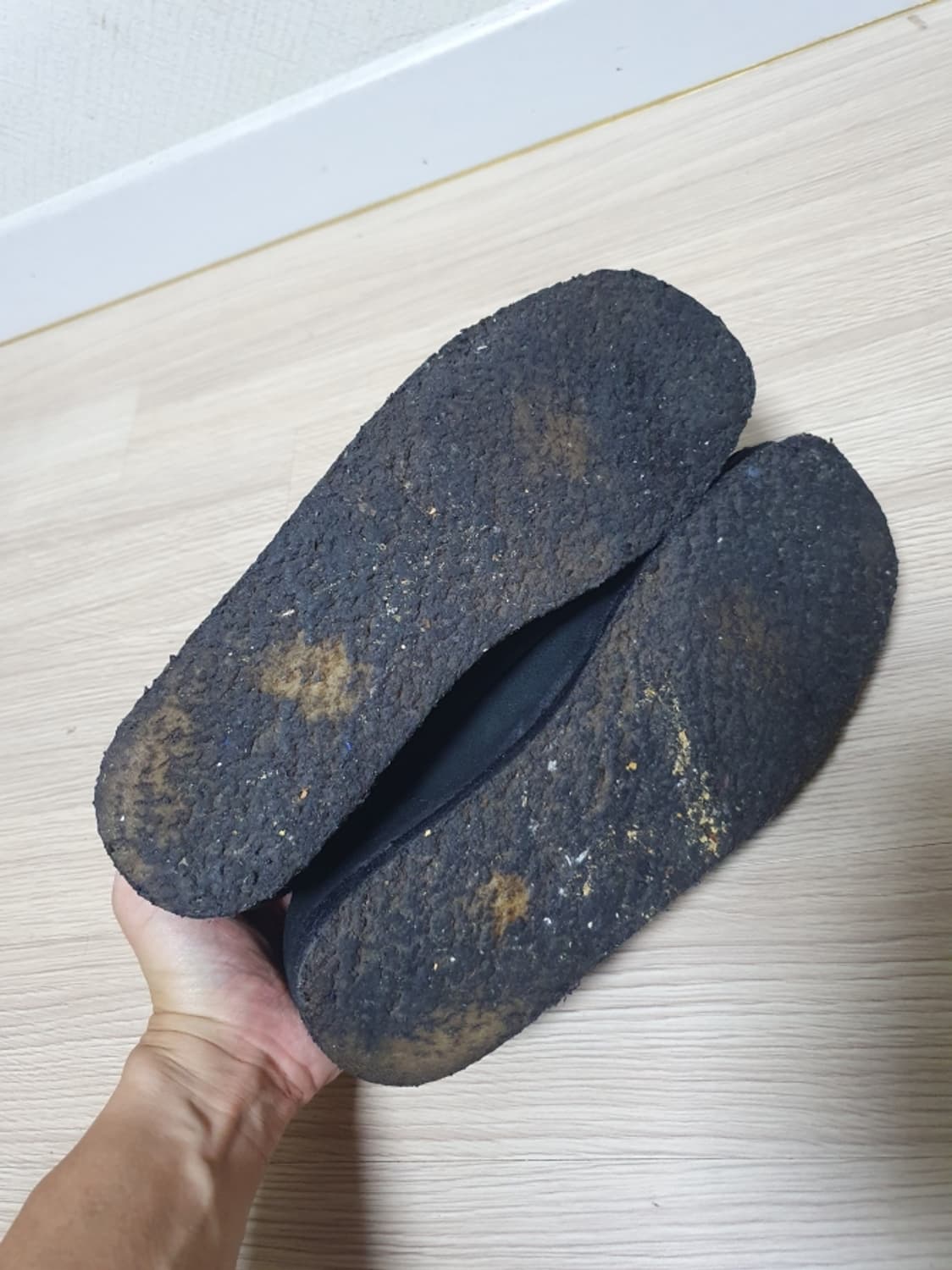 클락스 왈라비 블랙 스웨이드 255 상품이미지6