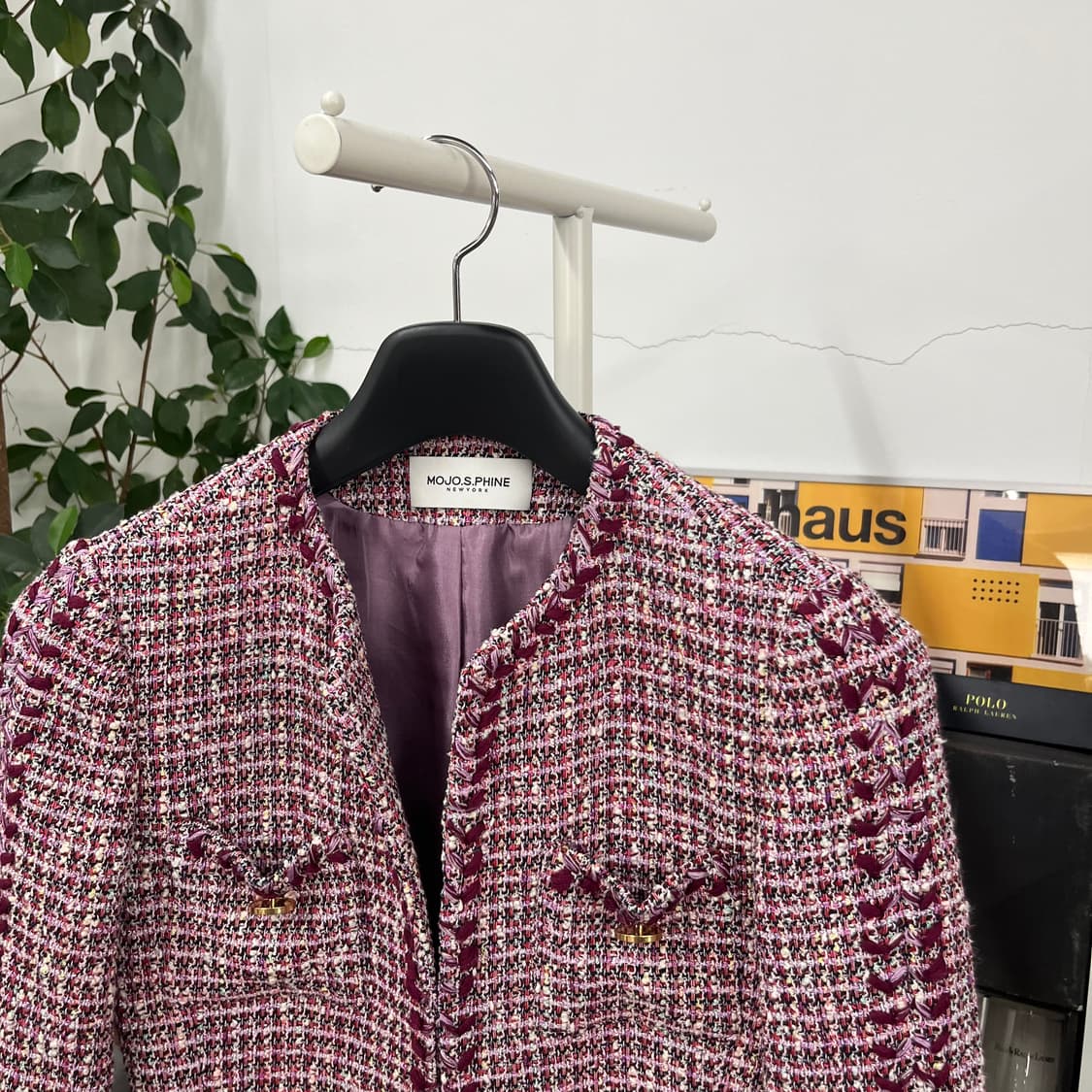 모조에스핀 트위드 자켓 55 상품이미지2