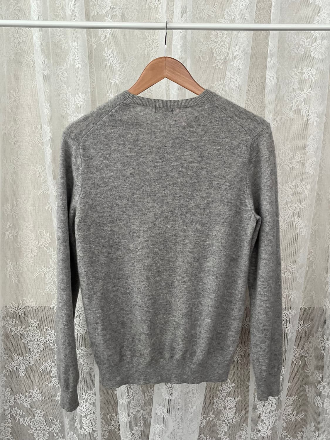 L) 유니클로 캐시미어 니트 그레이 상품이미지2