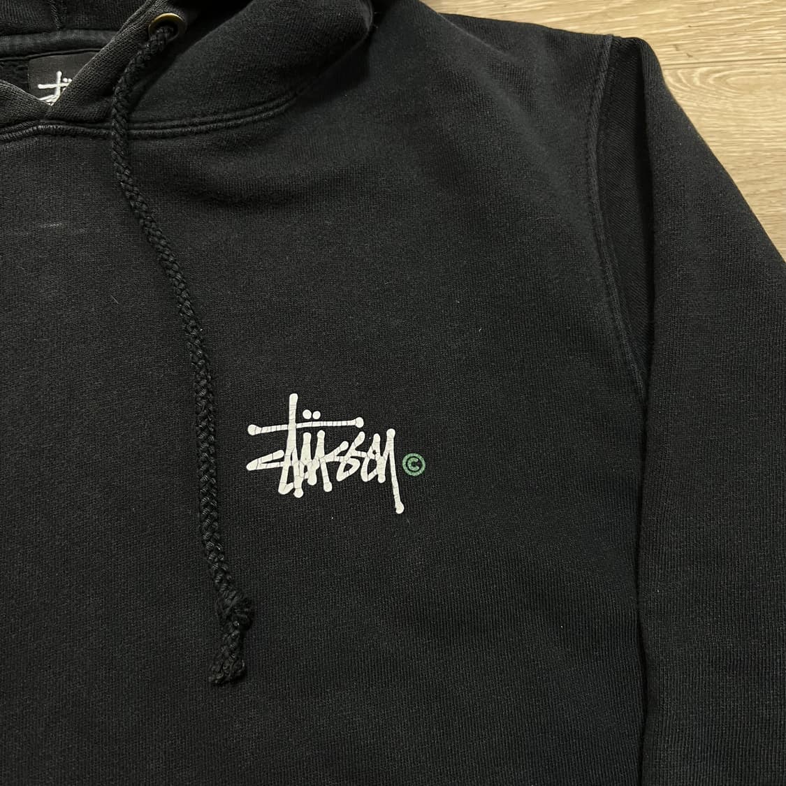 스투시 빅스탁 로고 기모후드티 [블랙] M/95  상품이미지4