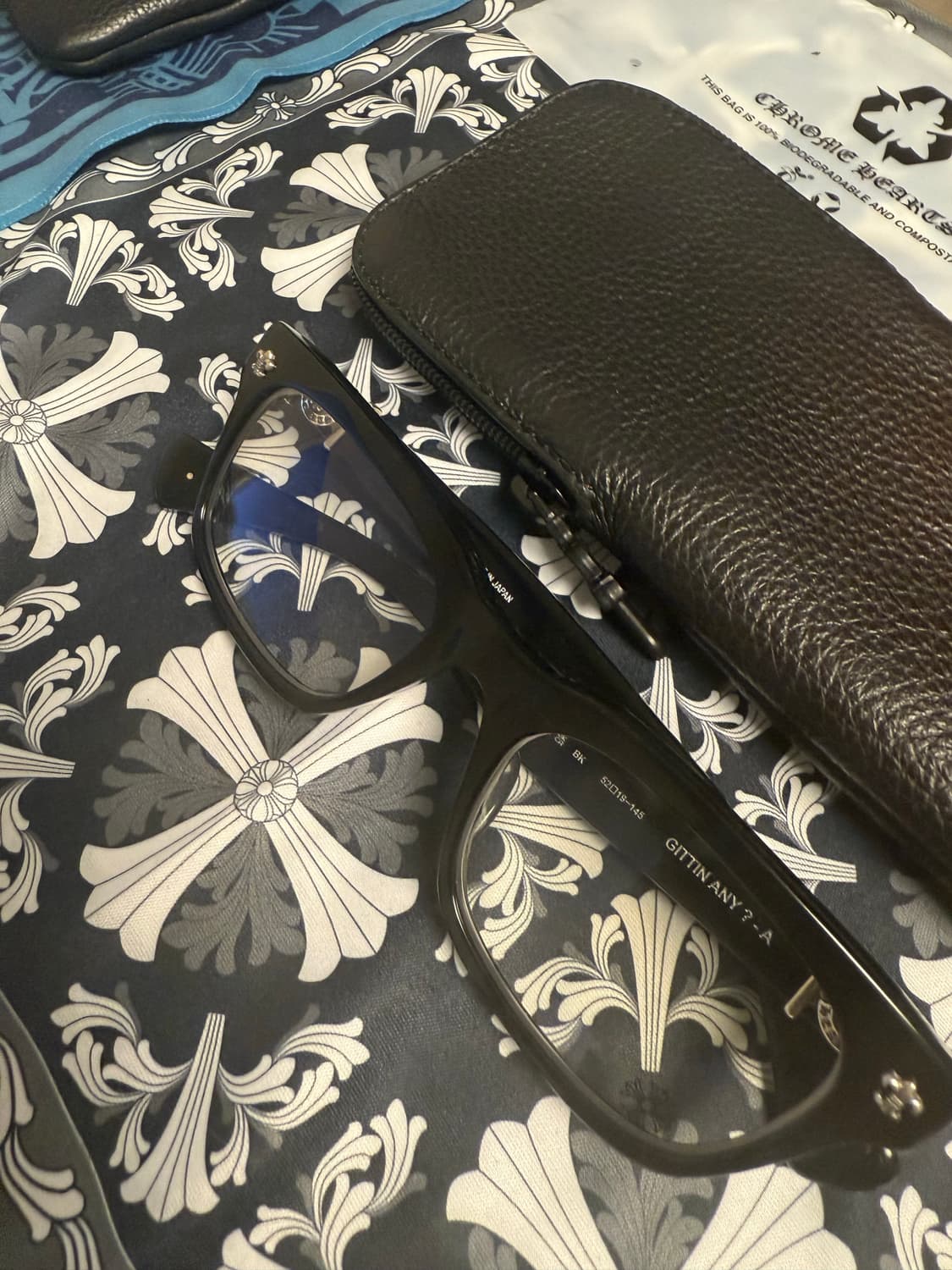 크롬하츠 지티아니 (기튼애니) ? - A BK 실버 뿔테 안경 새상품 상품이미지2