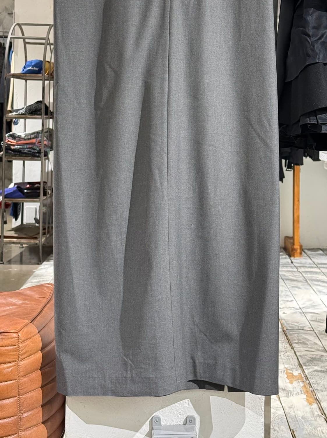 하이크 21ss 차콜 슬리브리스 버클 벨트 롱 원피스 상품이미지6