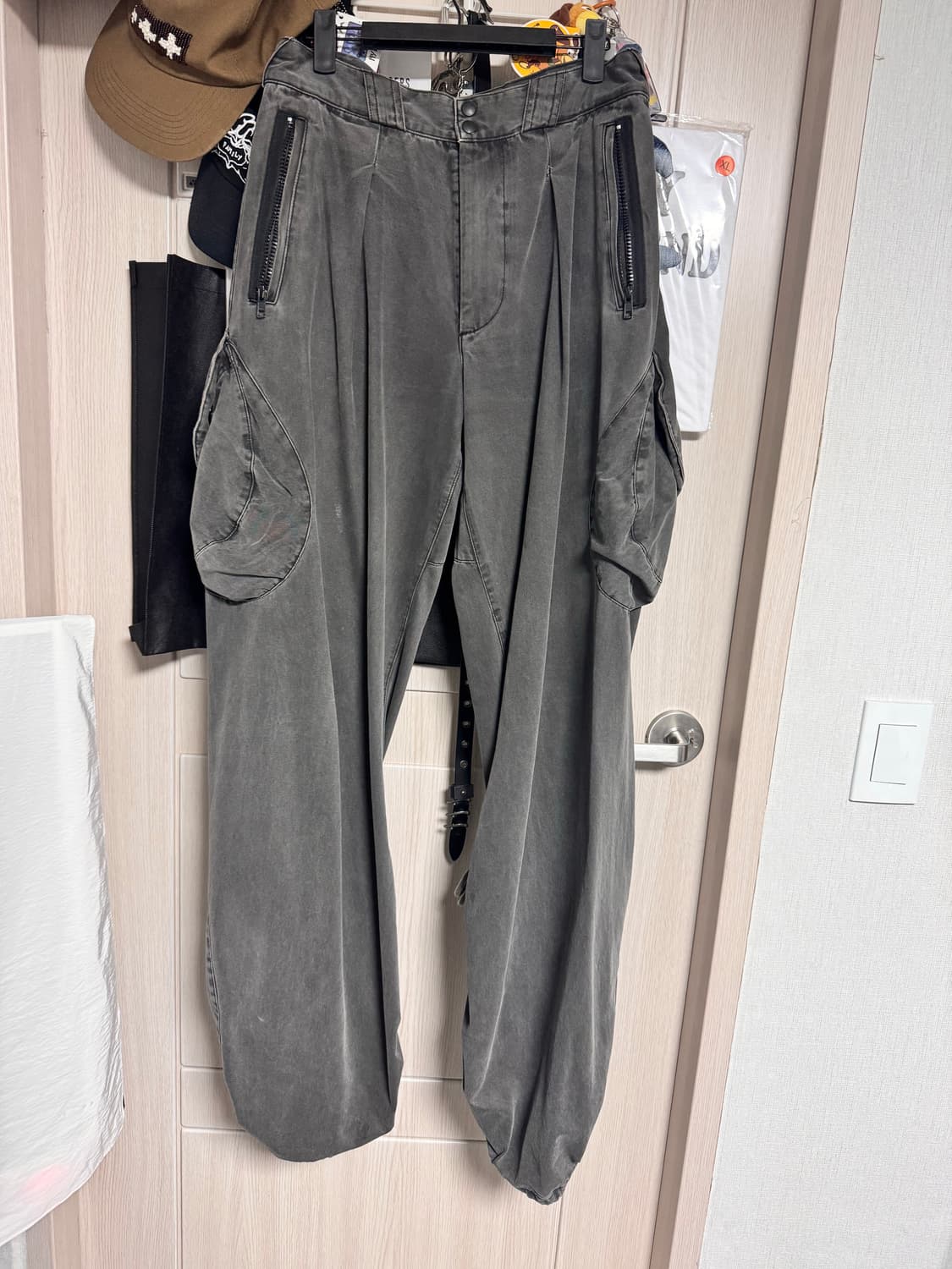 혜인서 카고 팬츠 챠콜 상품이미지5