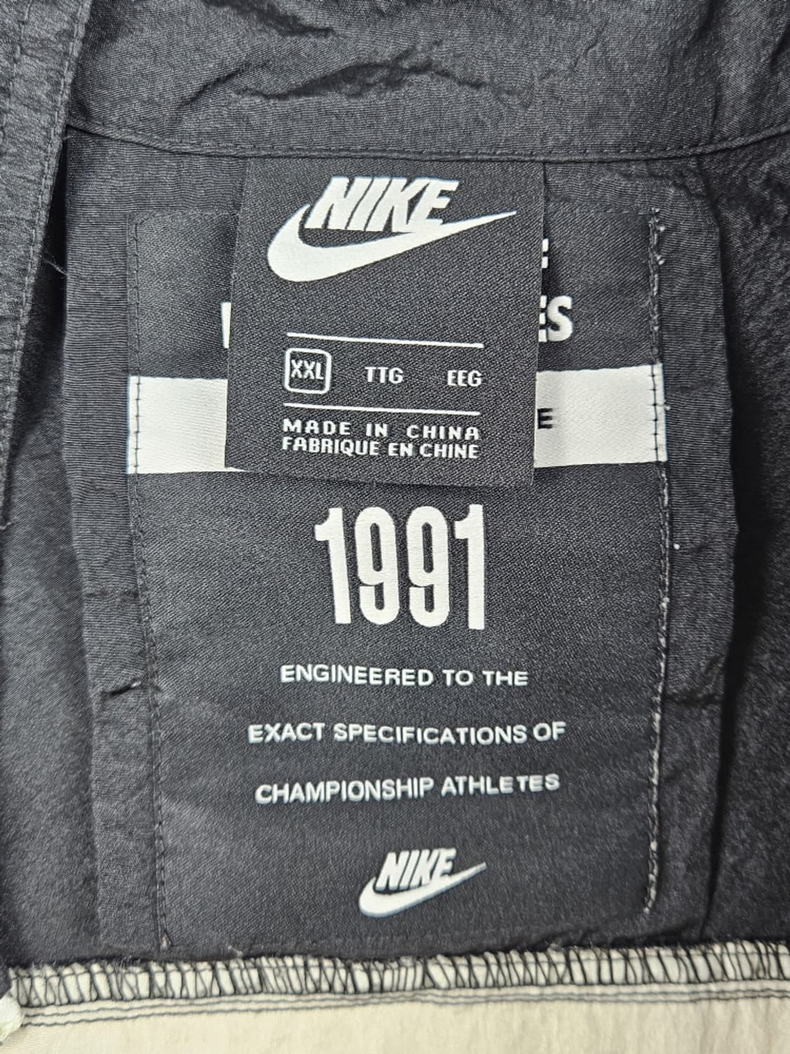 나이키 올드스쿨 스우시 아노락 바람막이 자켓 ( 2XL ) / 10392 상품이미지6