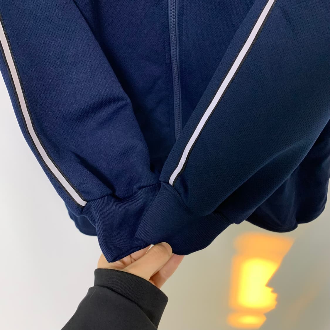 챔피온 네이비 트랙탑 라인 져지 L 남녀공용 빈티지 상품이미지9