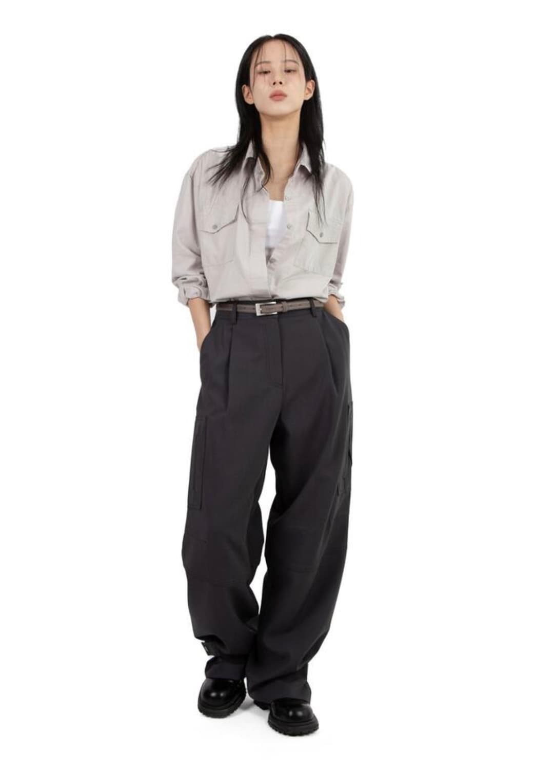 릿킴 MAISON POCKET SLACKS (Black) 상품이미지3
