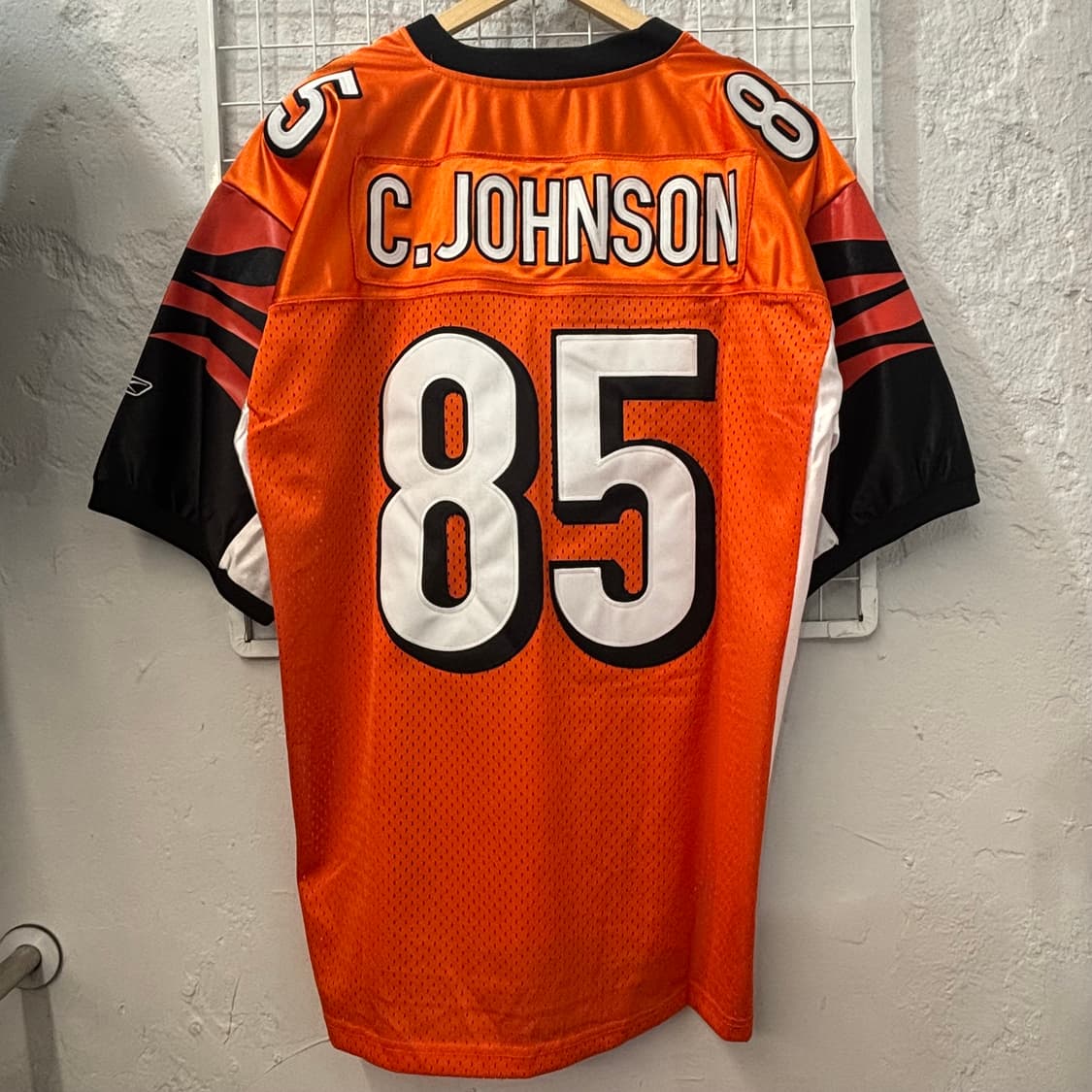 NFL X 리복 신시내티 뱅골스 오렌지 럭비져지 XL 상품이미지2