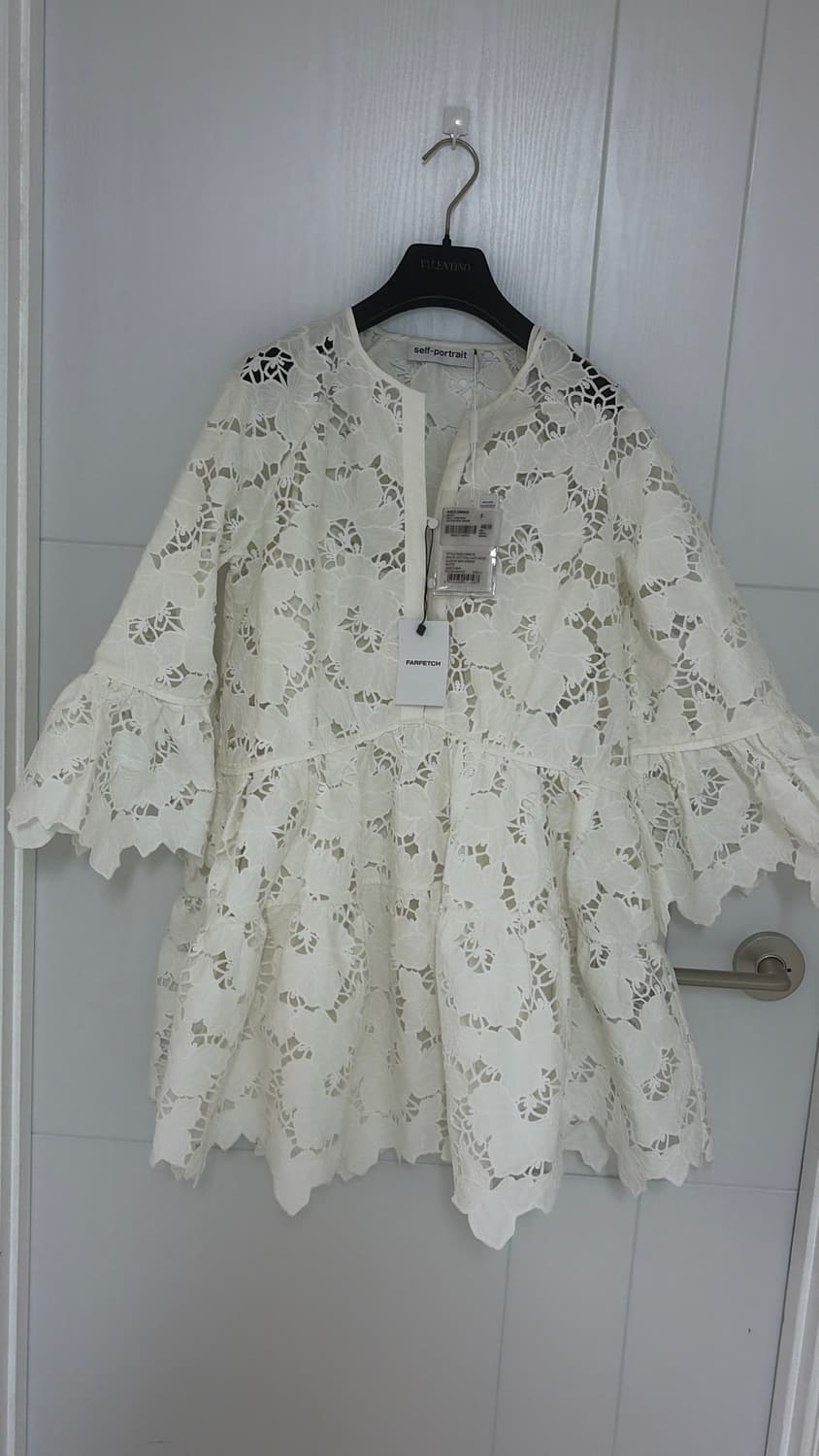 셀프포트레이트 레이스 코튼 원피스 44-66 사이즈 정품 새상품  상품이미지1