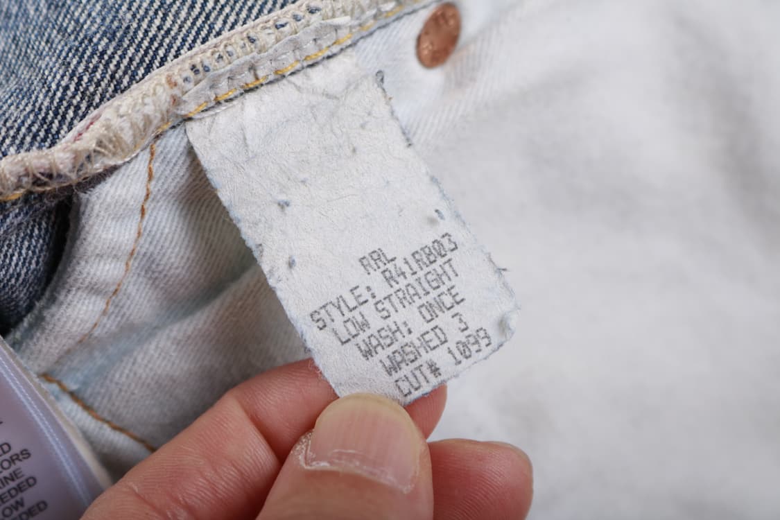 [36인치] rrl 더블알엘 셀비지 데님팬츠 (수선 제품) 상품이미지4