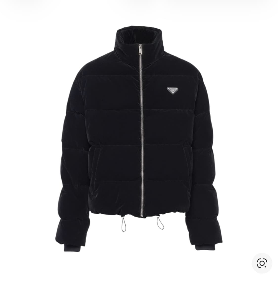 프라다 크롭 다운 자켓 블랙 상품이미지1