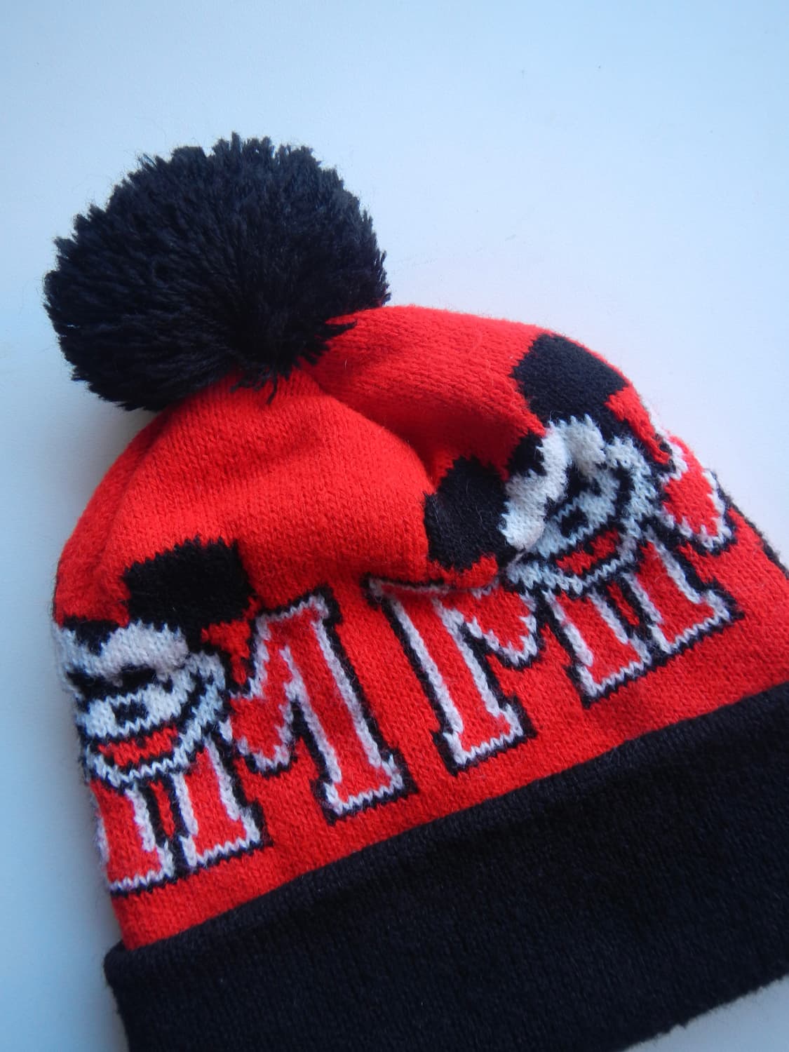 90’s Vintage Micky Mouse Pom-Pom Beanie 상품이미지4