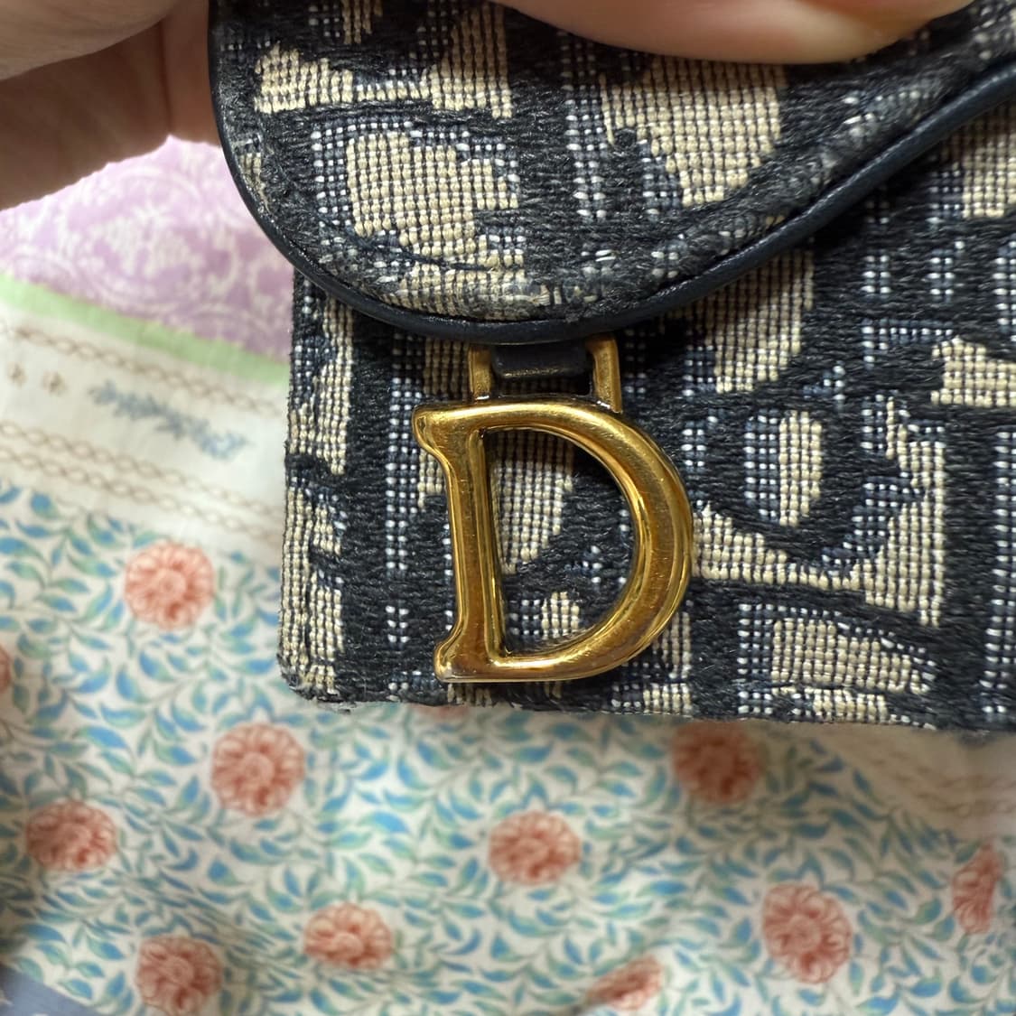 디올 오블리크 새들 카드지갑 상품이미지10