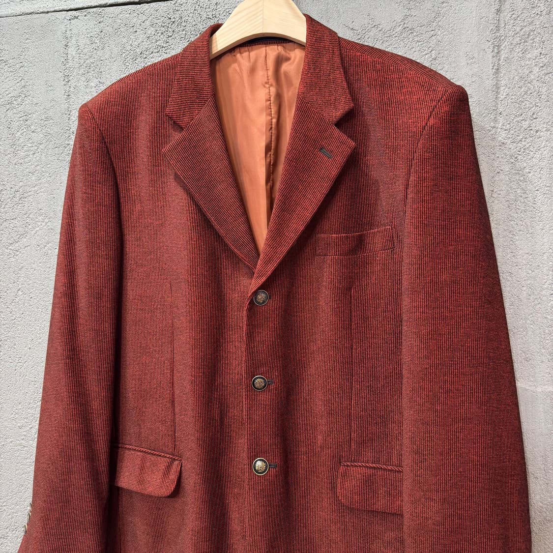 하이젠트 버건디 블레이저 자켓 (XL)  상품이미지2