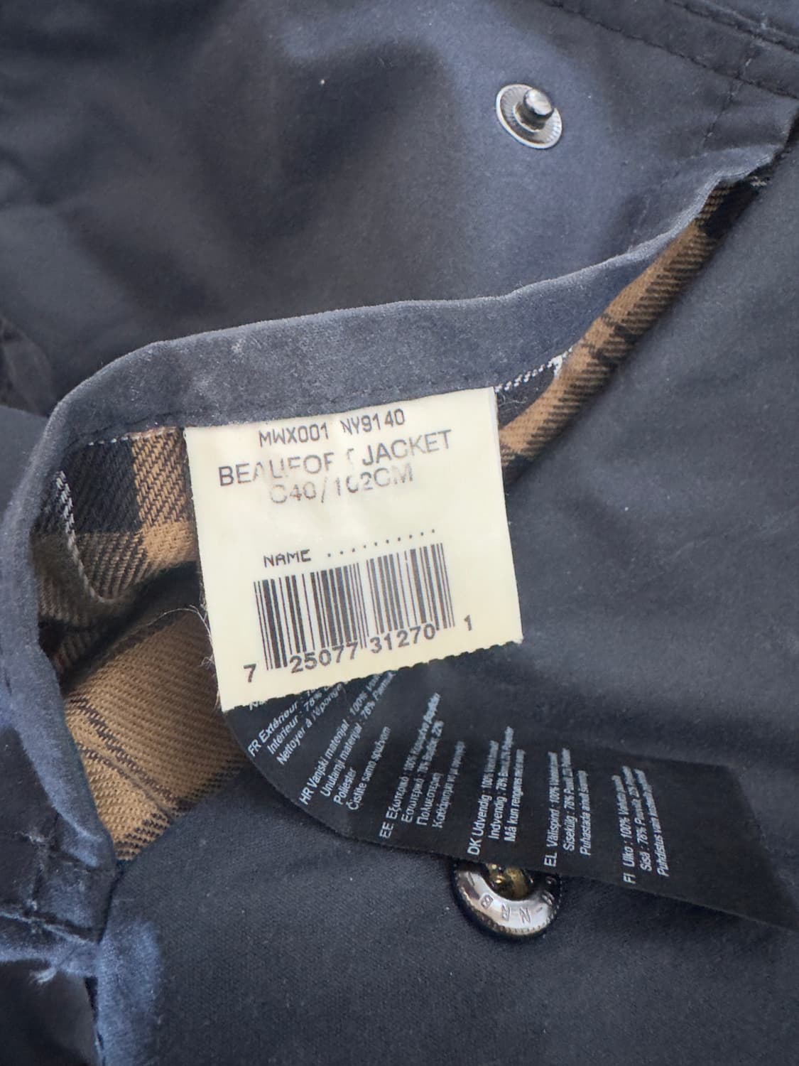 네이비 바버 뷰포트 40 상품이미지3