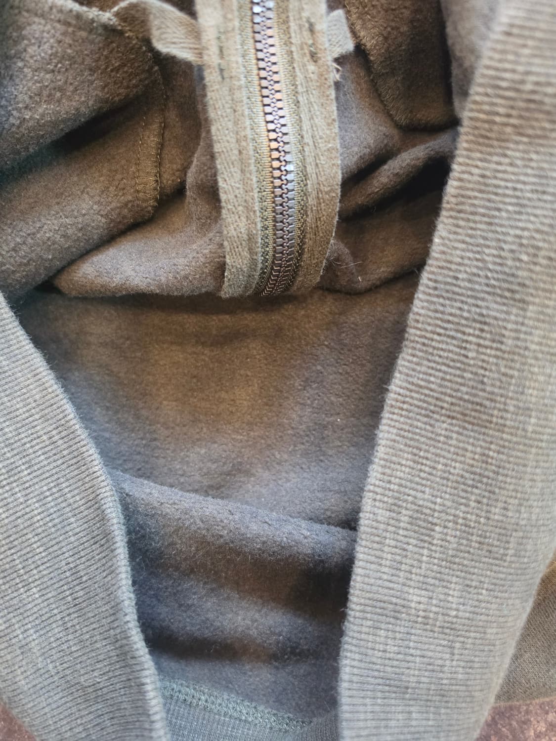 #슈퍼드라이 올리브 색상 후드집업 L사이즈 상품이미지8