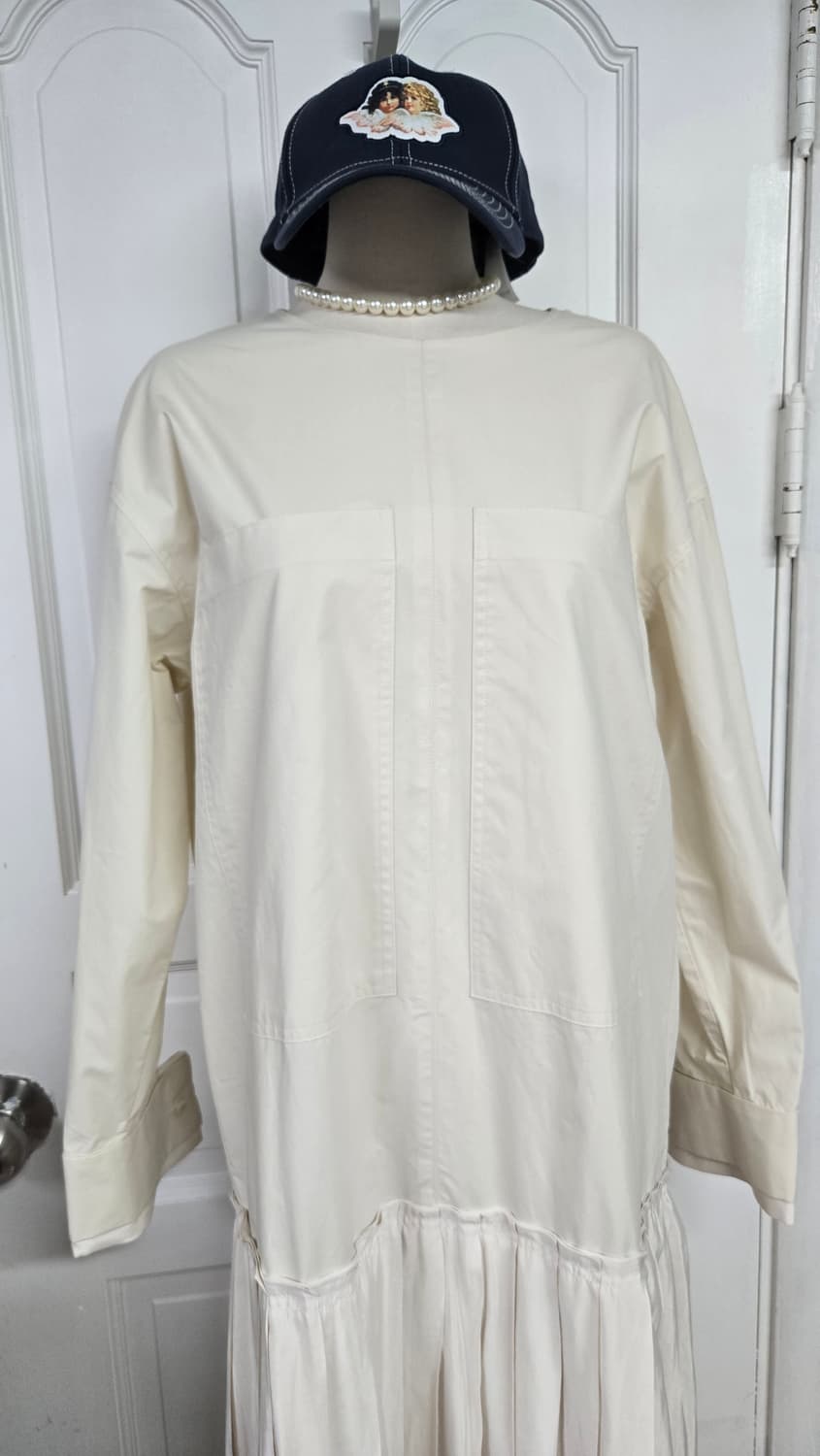 새상품)비뮤즈맨션 플리츠 원피스  상품이미지4