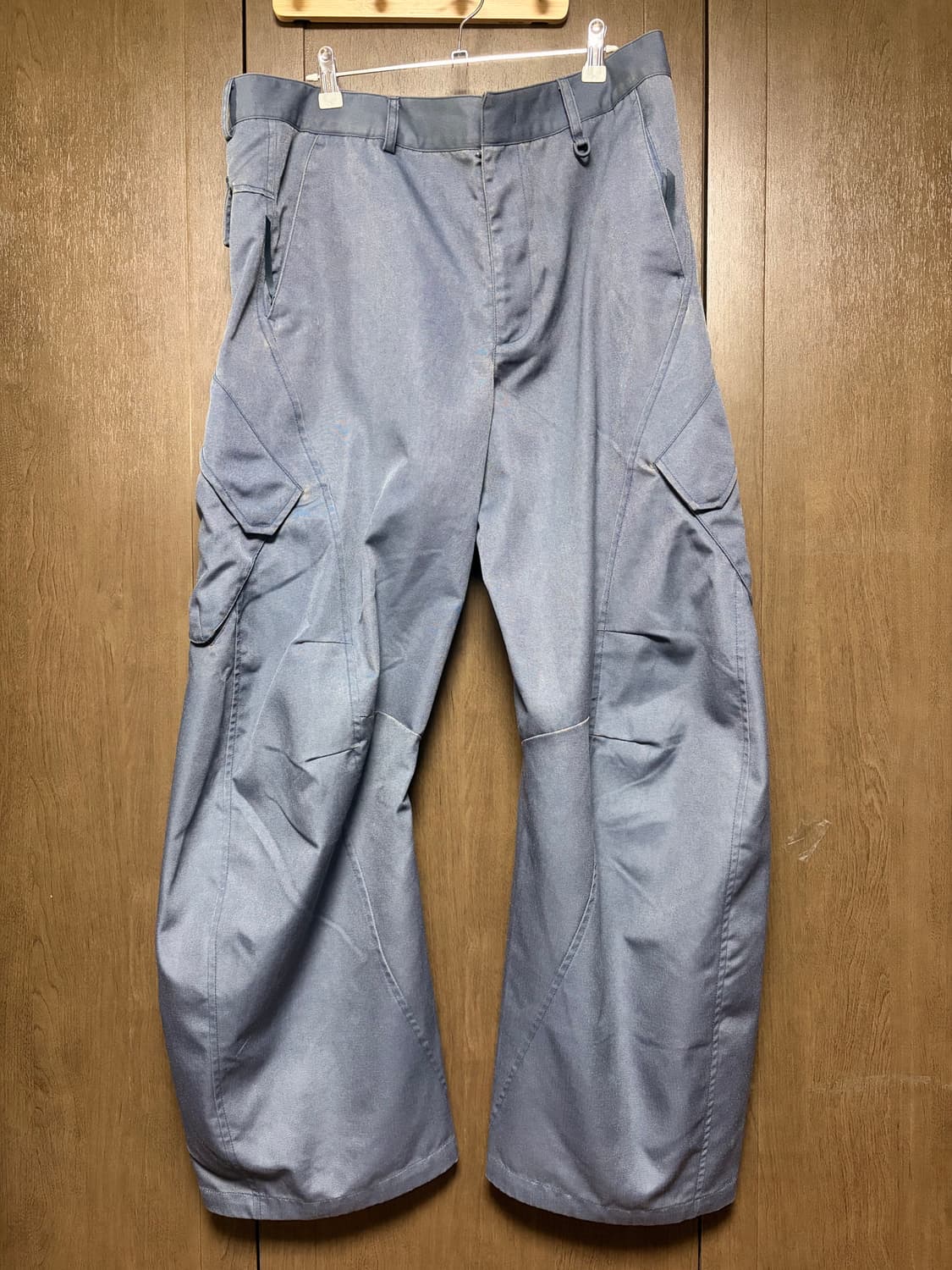 JiyongKim Multi Pocket Trousers - Blue 상품이미지4