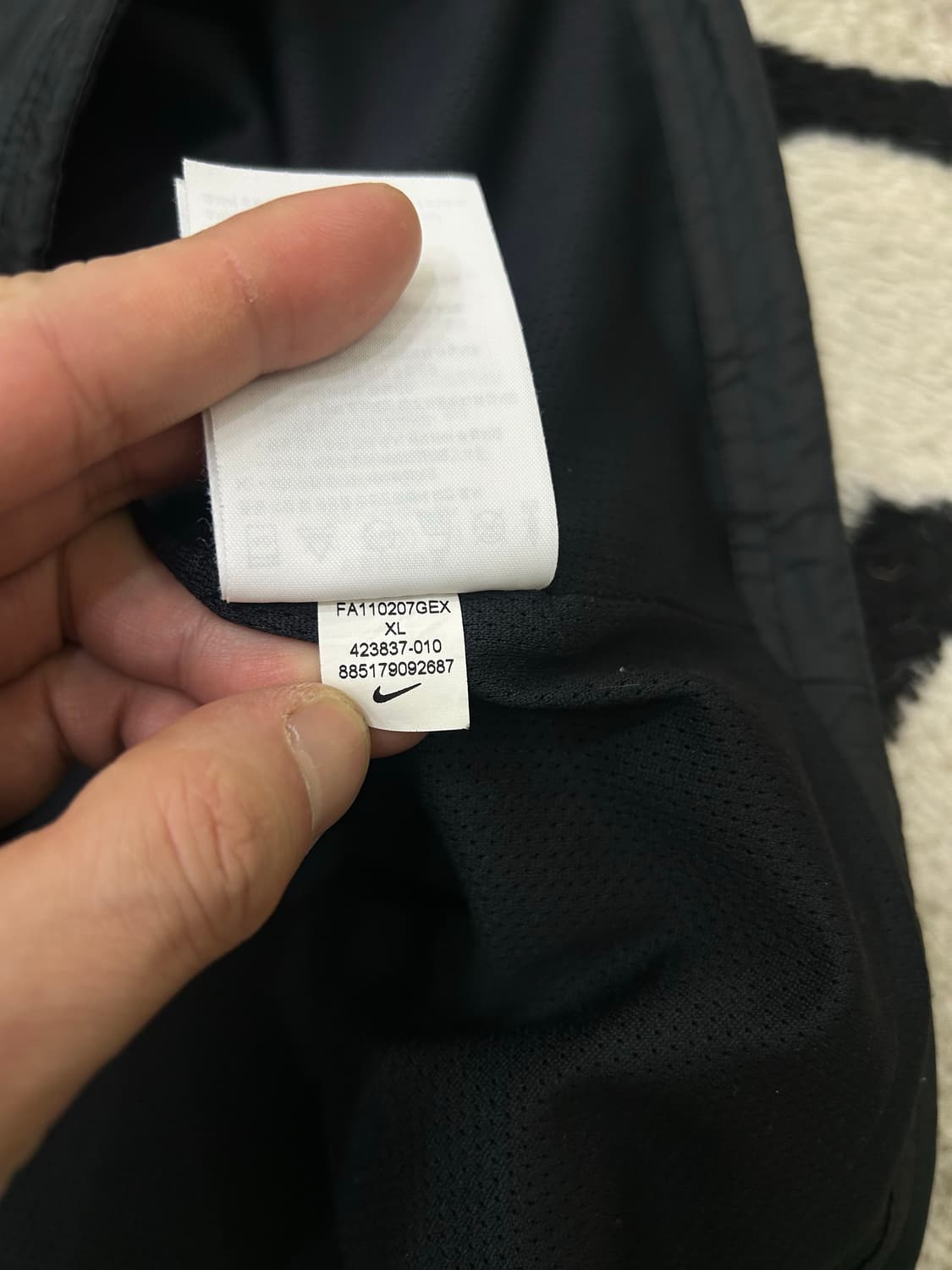 [XL]나이키 11-12 유벤투스 바람막이/블랙 상품이미지7