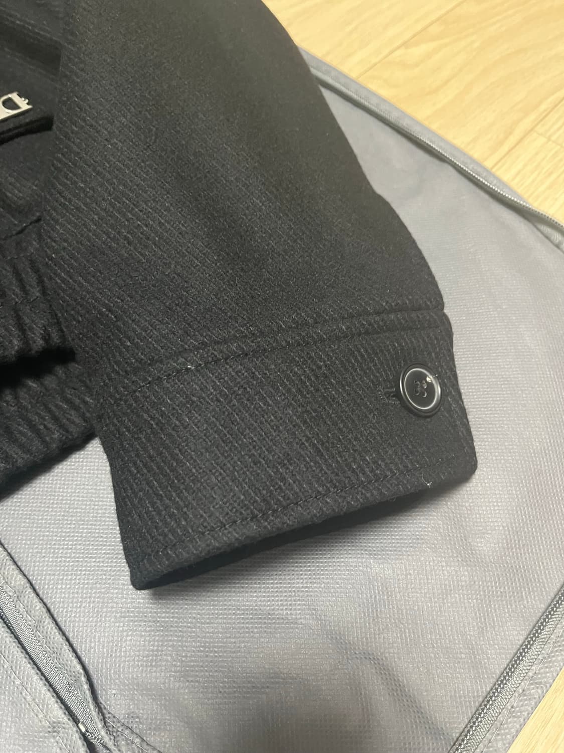 엘무드 아이코닉 울 블루종 자켓 MAINE 블랙 상품이미지6