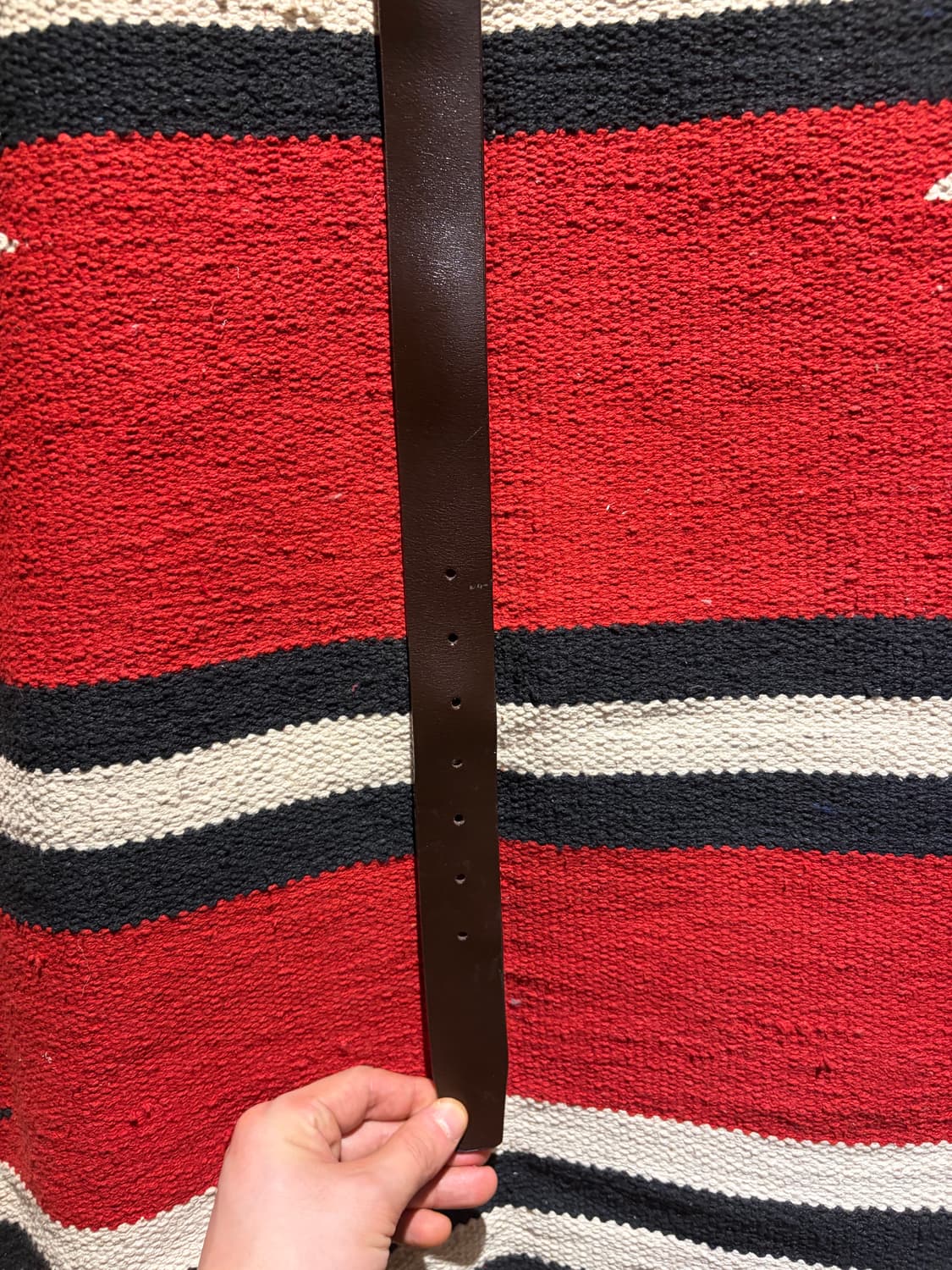 초코 브라운 싱글핀 레더 벨트 /classic singlepin belt 상품이미지4
