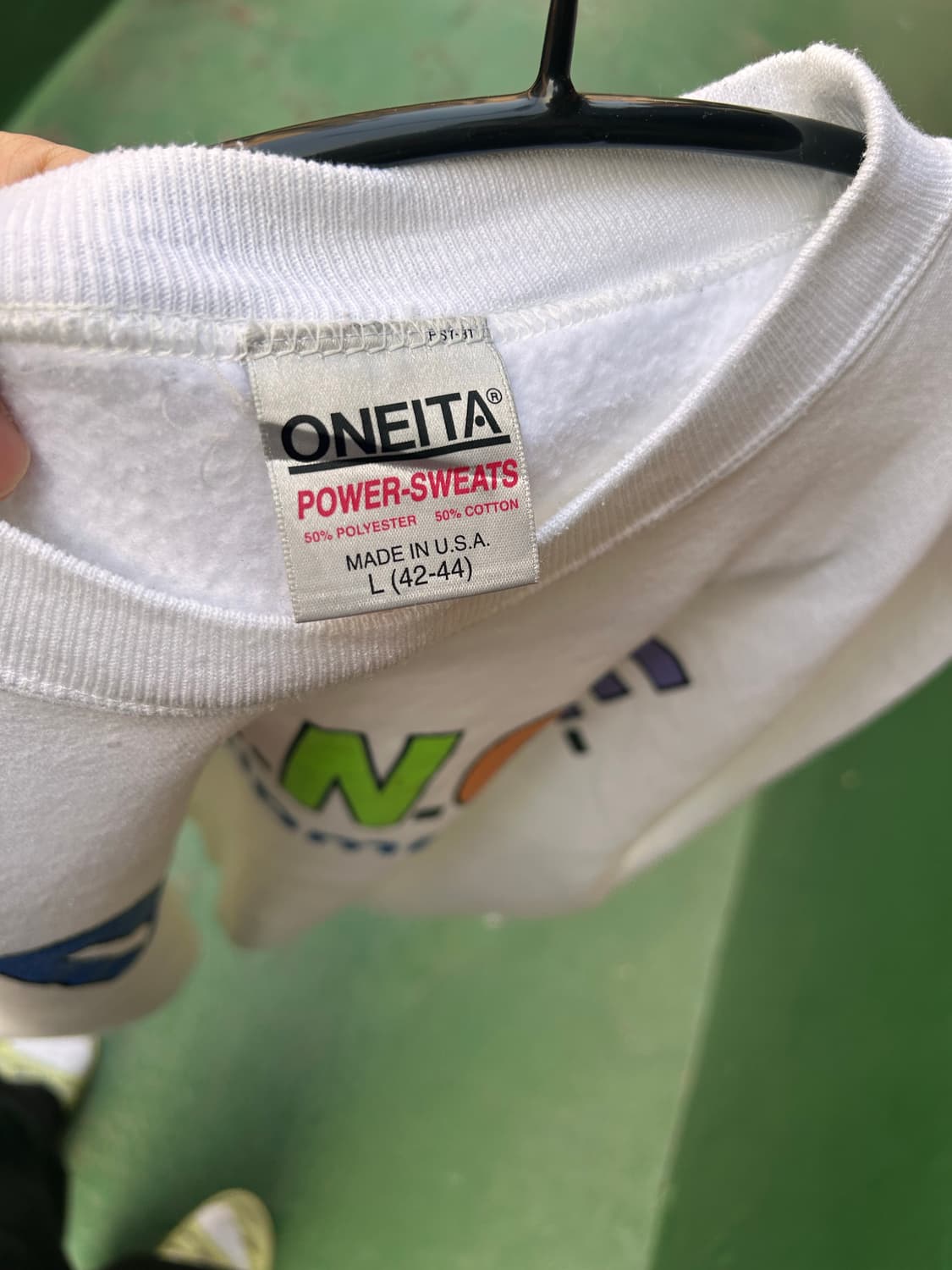 Oneita 빈티지 프린팅 맨투맨 상품이미지2