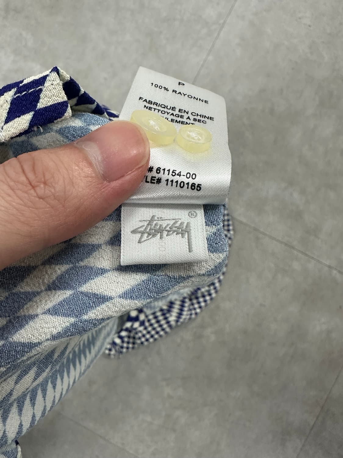 Stussy 정품 남성 패턴 셔츠 S 사이즈 (105) 오늘만 이가격 상품이미지5
