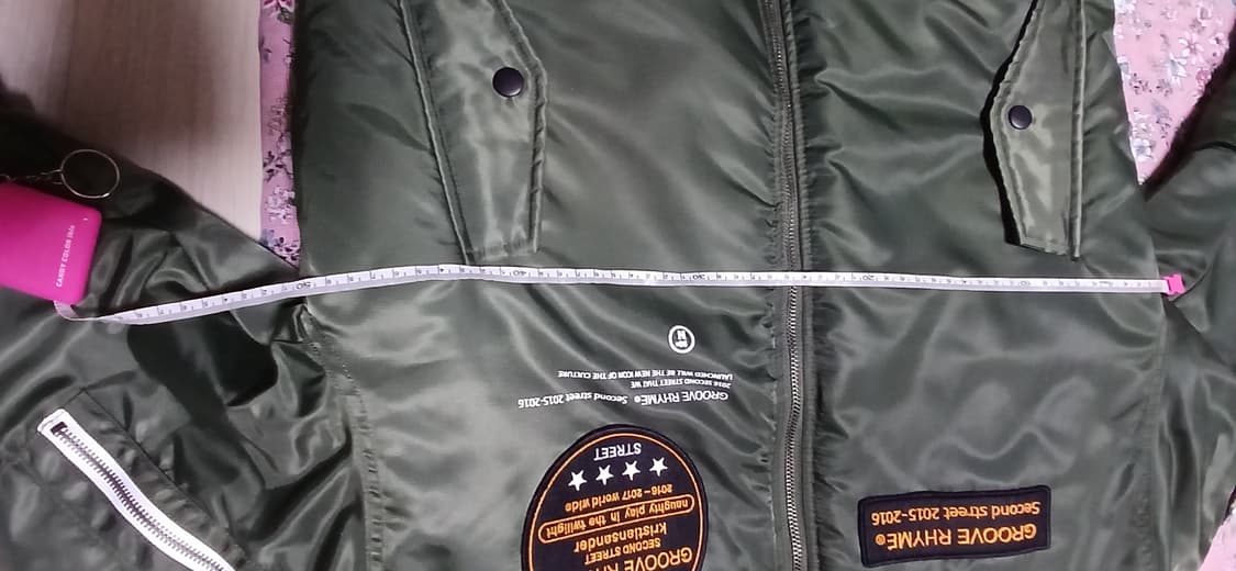 그루브라임 패치로고 이글 투웨이 항공점퍼(L사이즈) 상품이미지6