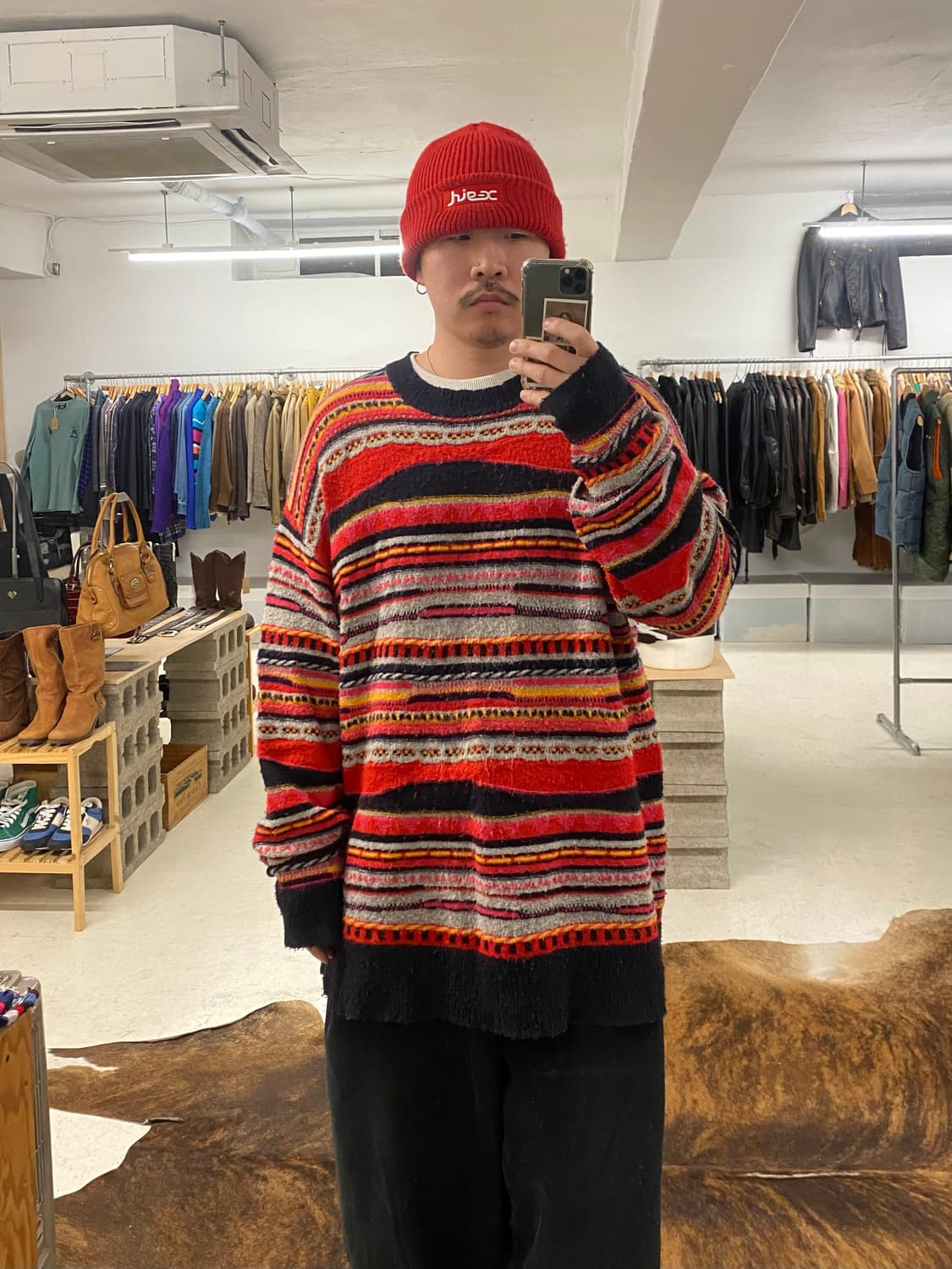 FREAK'S STORE oversize cable knit 케이블 니트 상품이미지7