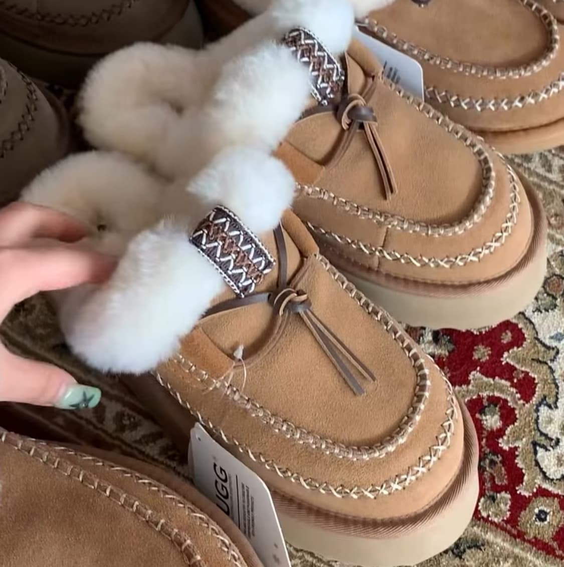 호주어그 새미 플랫폼 슬리퍼 상품이미지2