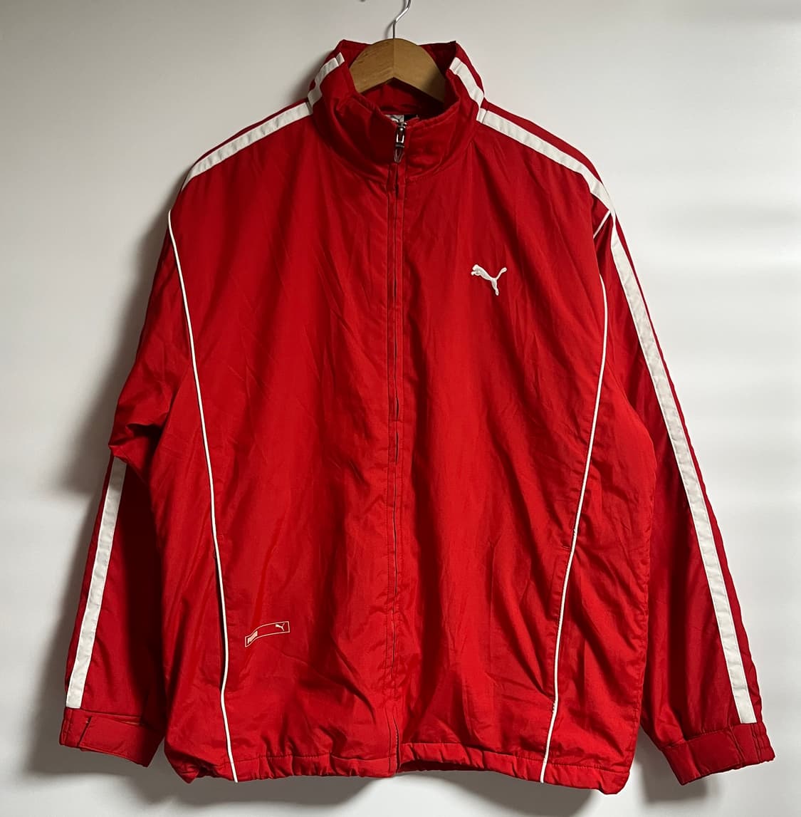 퓨마 푸마 오버핏 퀄링 안감 트랙 바람막이 자켓 점퍼 M 상품이미지1