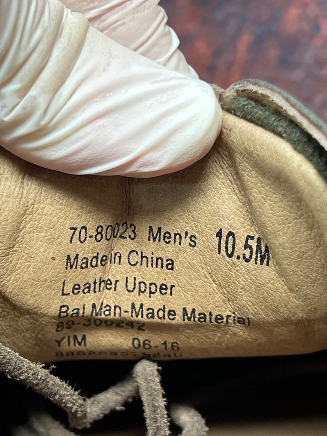 [285] Bass 바스 카키 올리브 더비슈즈 상품이미지6