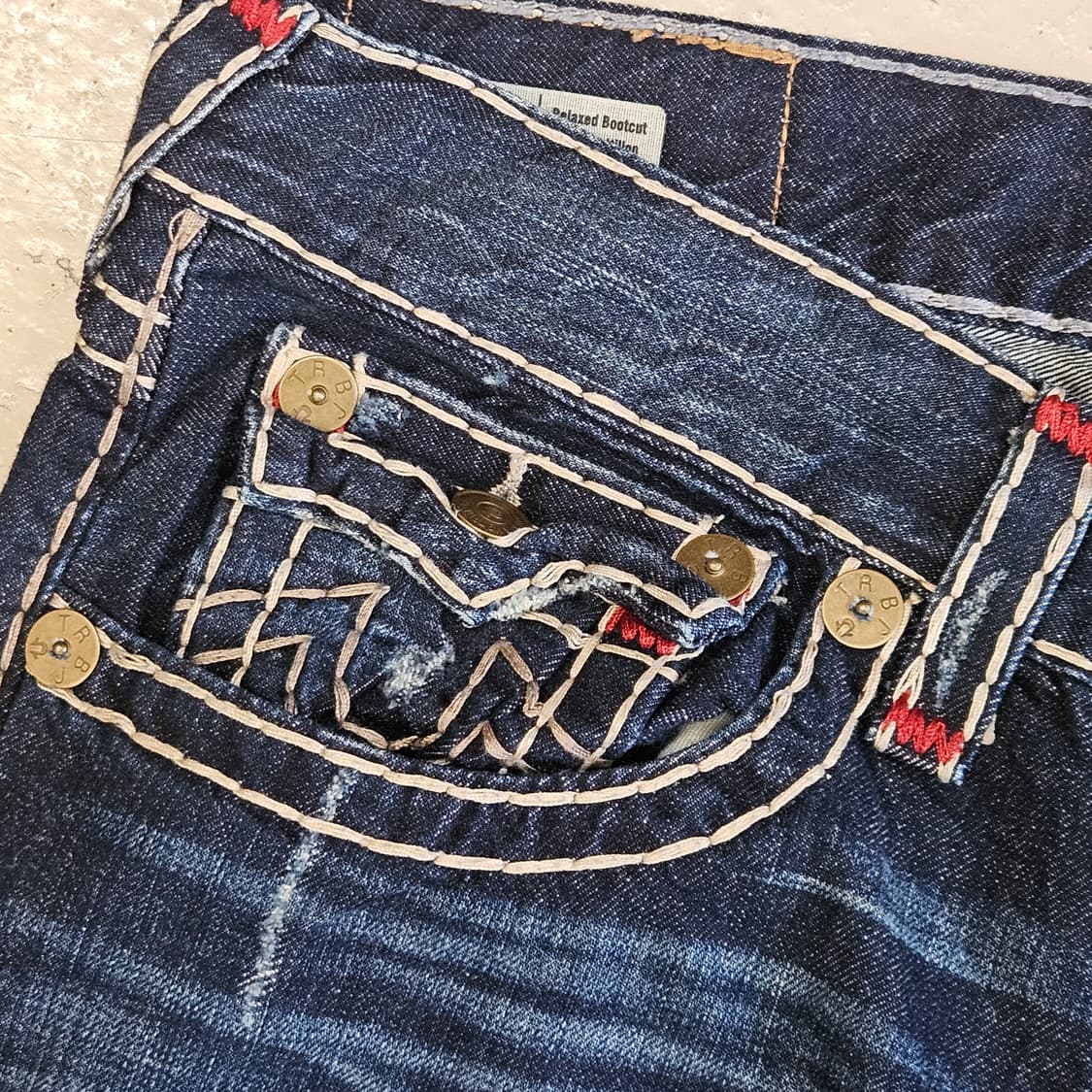 TRUE RELIGION 트루릴리젼 BILLY 부츠컷 데님팬츠 36 상품이미지4