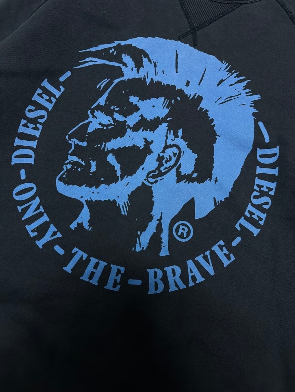 Diesel 디젤 네이비 맨투맨 상품이미지4