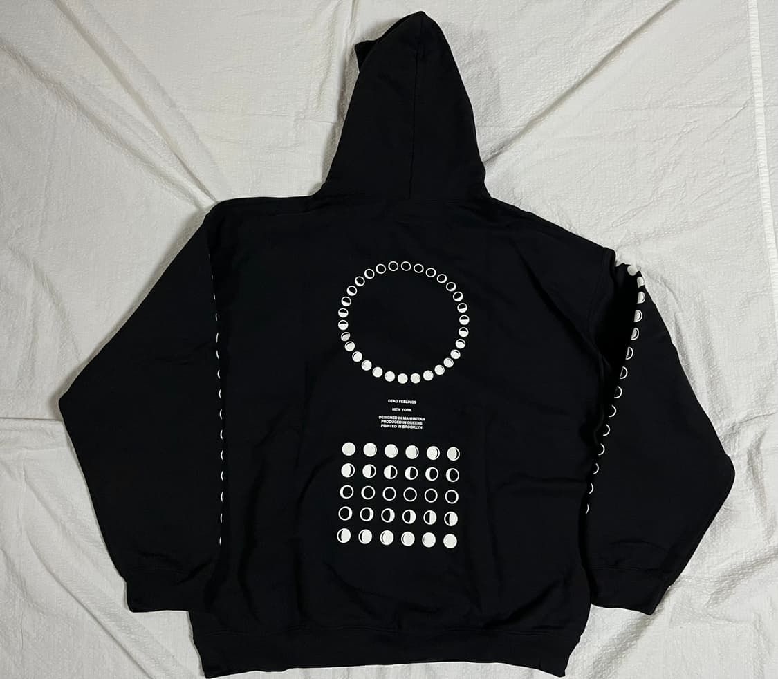 (XL)네펜데스 데드필링스 후디 (블랙) 후드티 상품이미지2