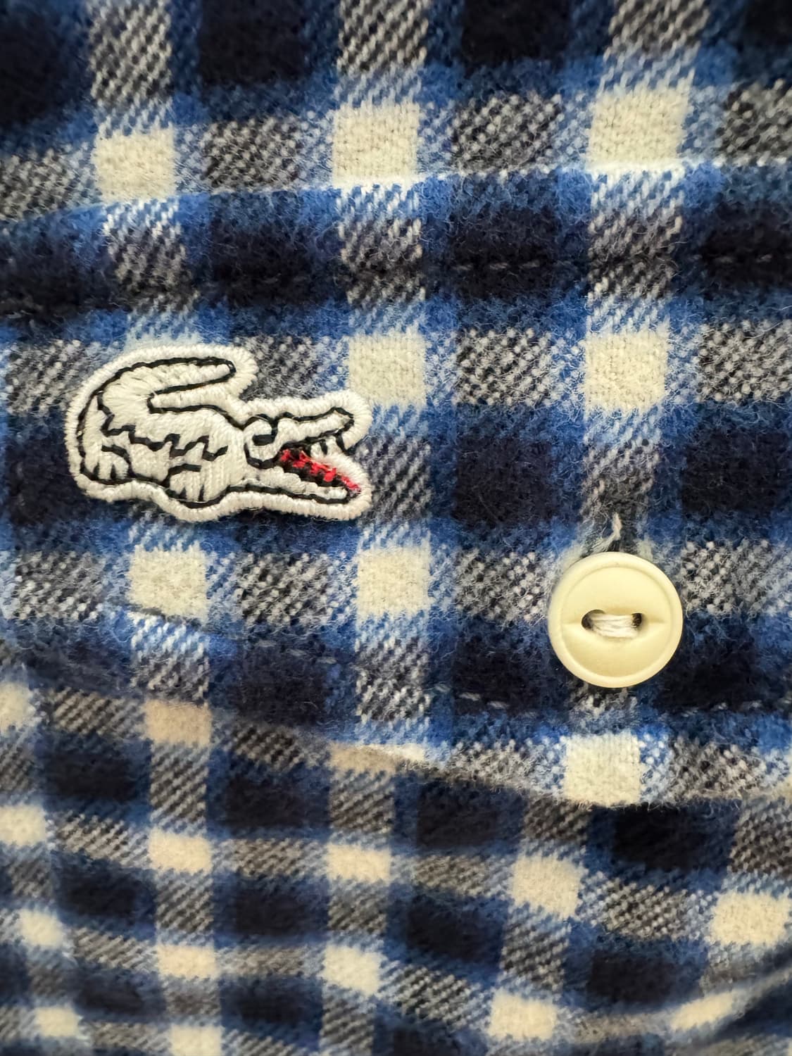  LACOSTE L!VE 라코스테 라이브 체크 플란넬 셔츠 상품이미지5