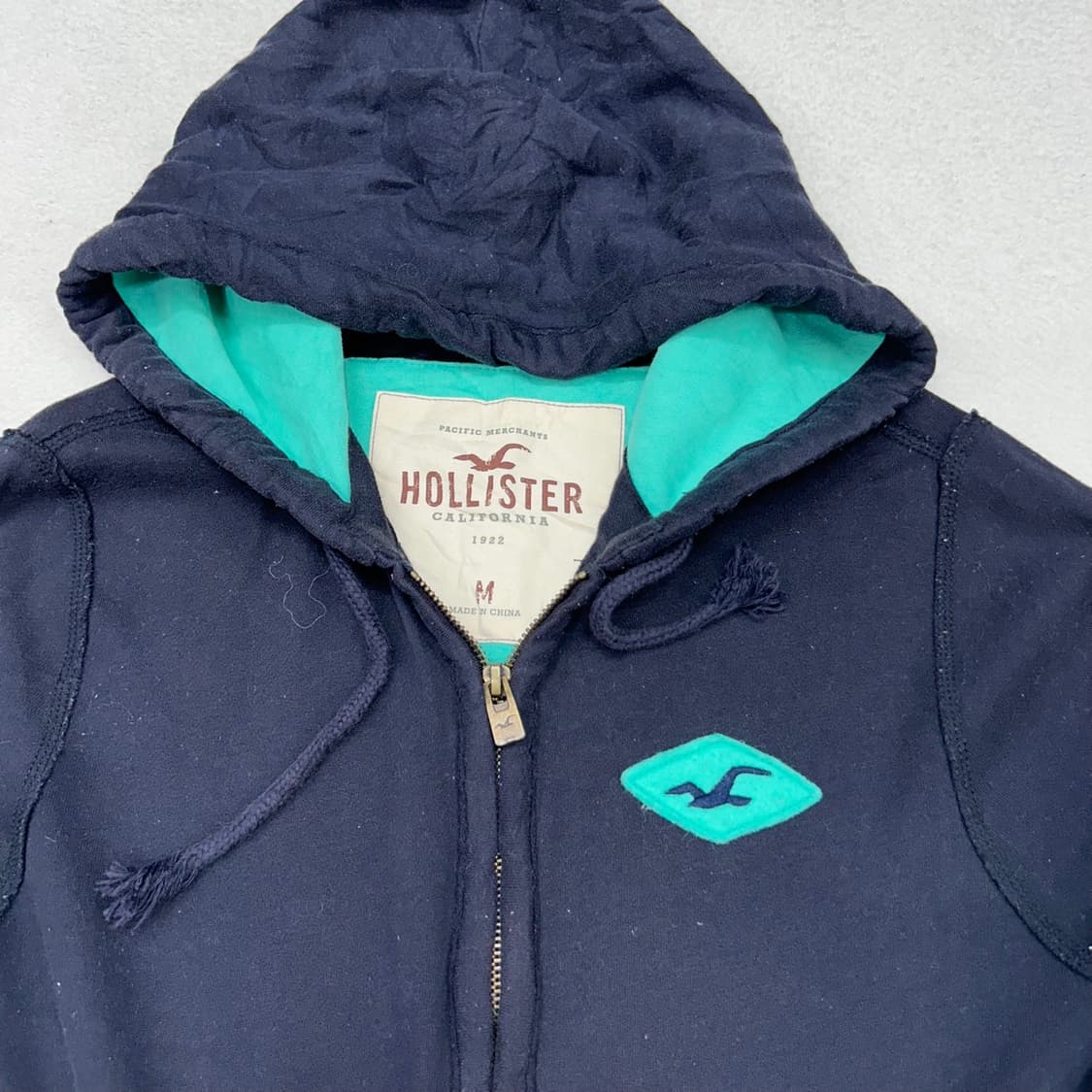 Hollister navy hood zip-up 상품이미지7