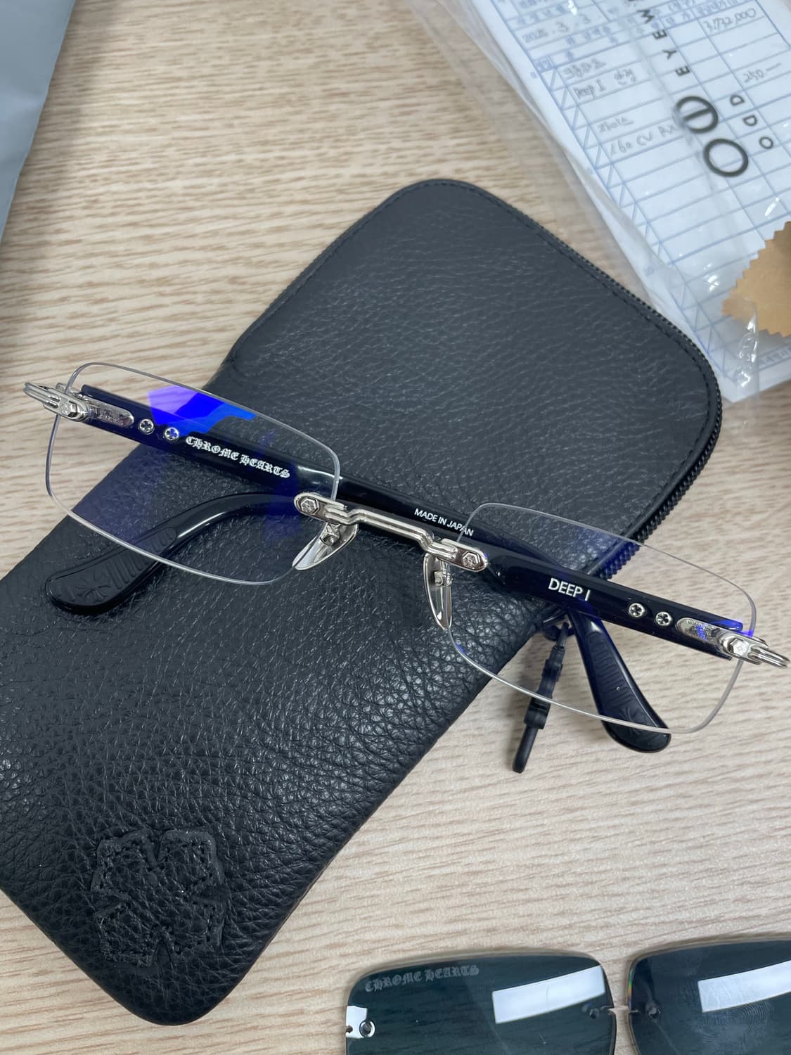 크롬하츠 DEEP 1 블랙실버 무테 상품이미지1