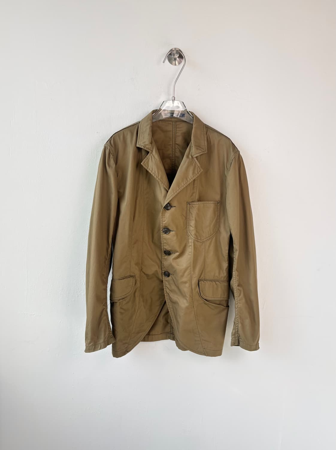 요지야마모토 뿌르옴므 밀리터리 하이넥 블레이저 자켓 상품이미지7