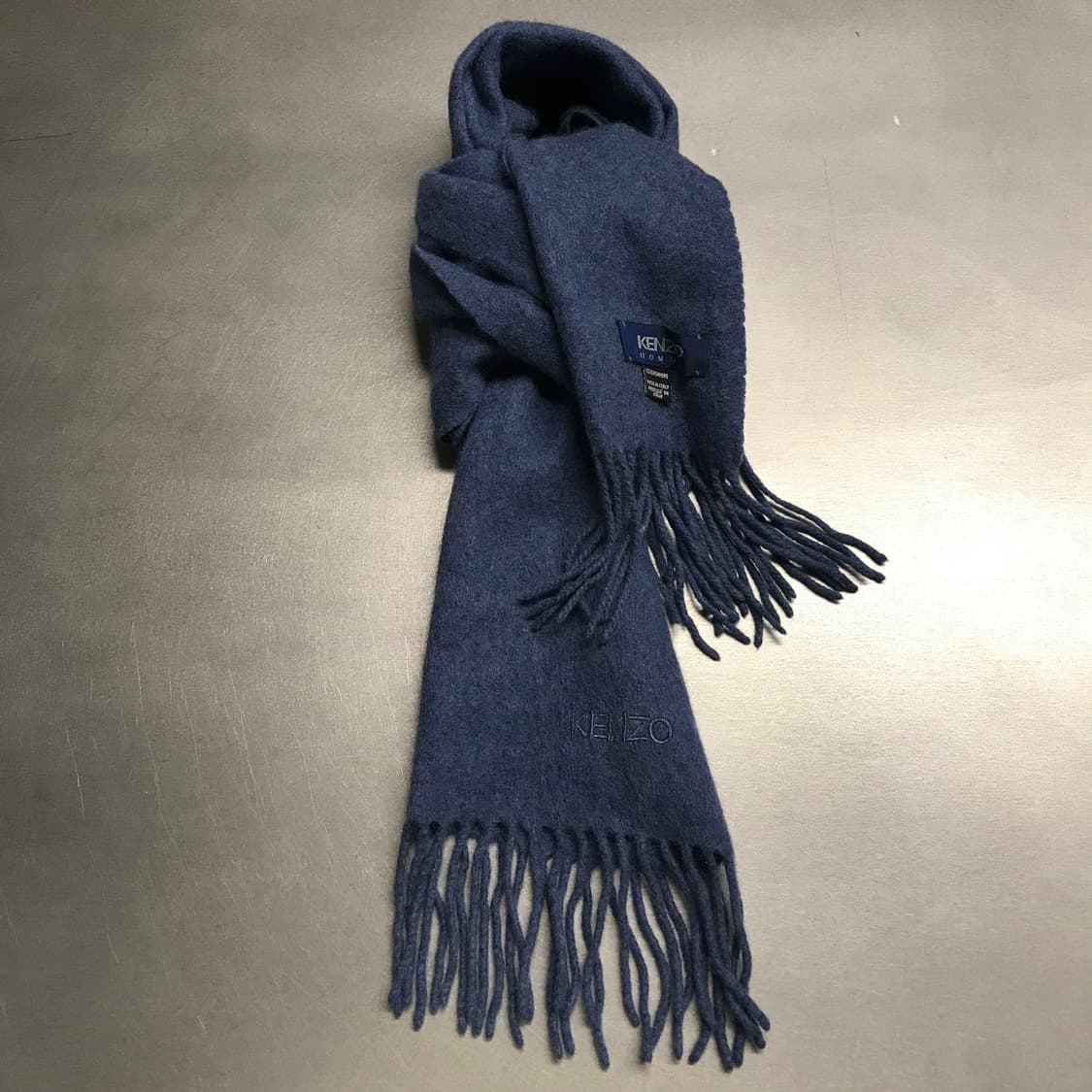 겐조 로고 머플러 블루 상품이미지1