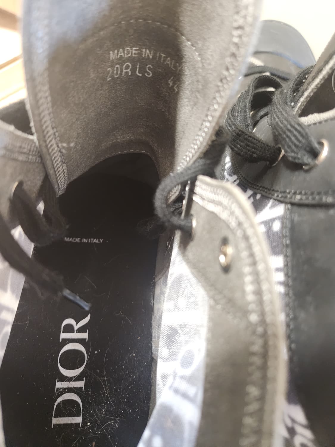 디올 오블리크 B23 하이탑 상품이미지3