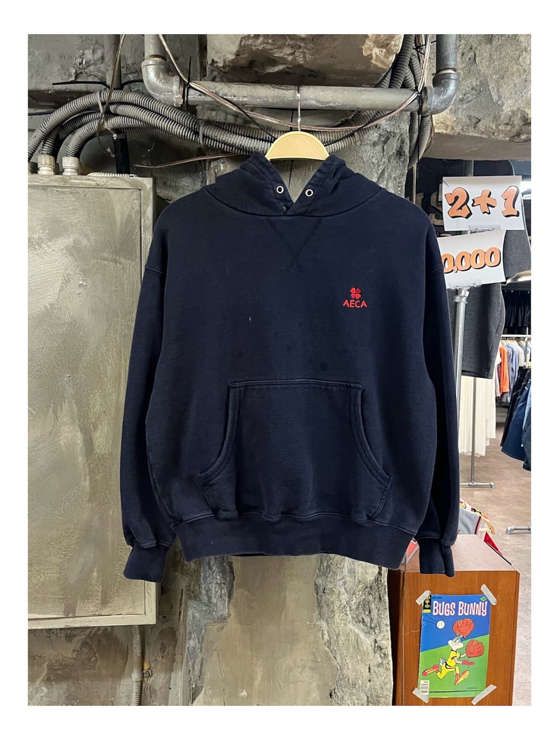 AECA 후드티 네이비 S #csz4129 상품이미지1
