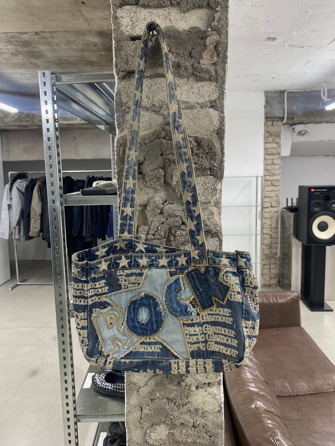 히스테릭 글래머 락 패치워크 숄더 백 상품이미지4