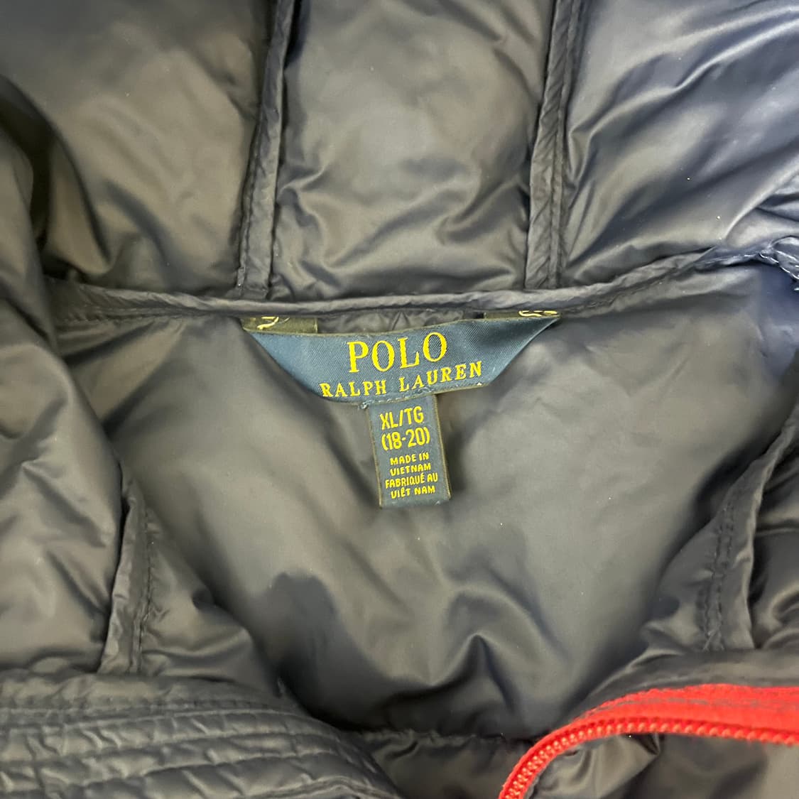 폴로 성조기 패딩 상품이미지3