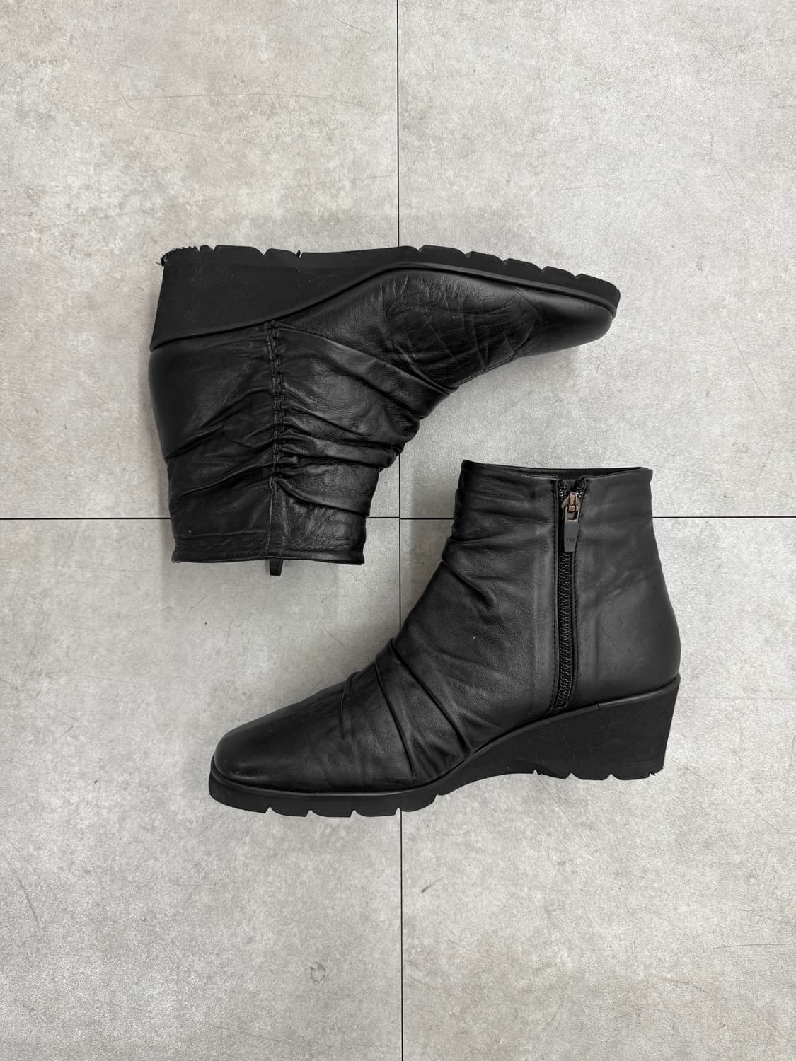 fizz reen 링클 레더 부츠 상품이미지5