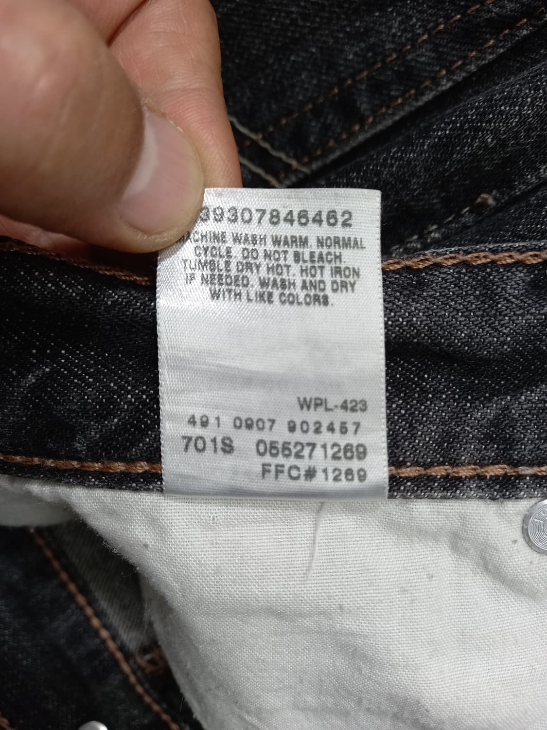 32 07's 리바이스527 약골반 데미지워싱 부츠컷 32-296 상품이미지10