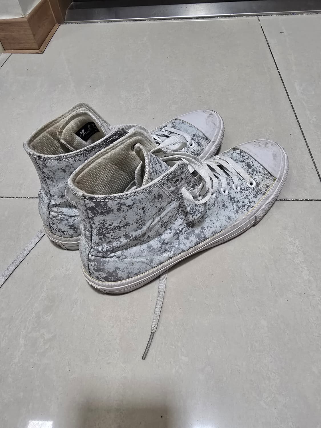 컨버스 척테일러 루나론 하이탑 스니커즈 카모 한정판 270mm 상품이미지1