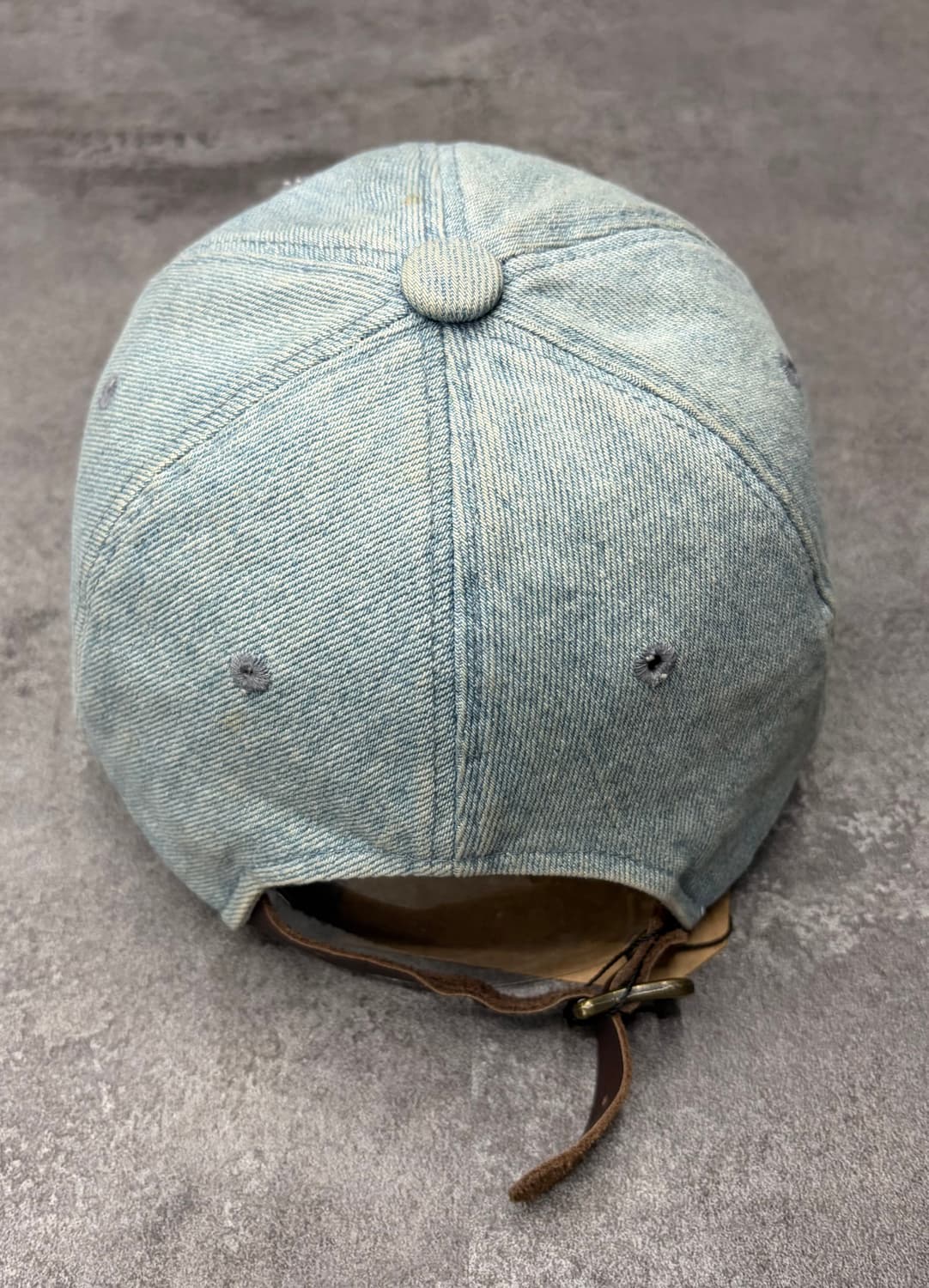 90s 폴로 스포츠 랄프로렌 스펠아웃 데님 볼캡 상품이미지4