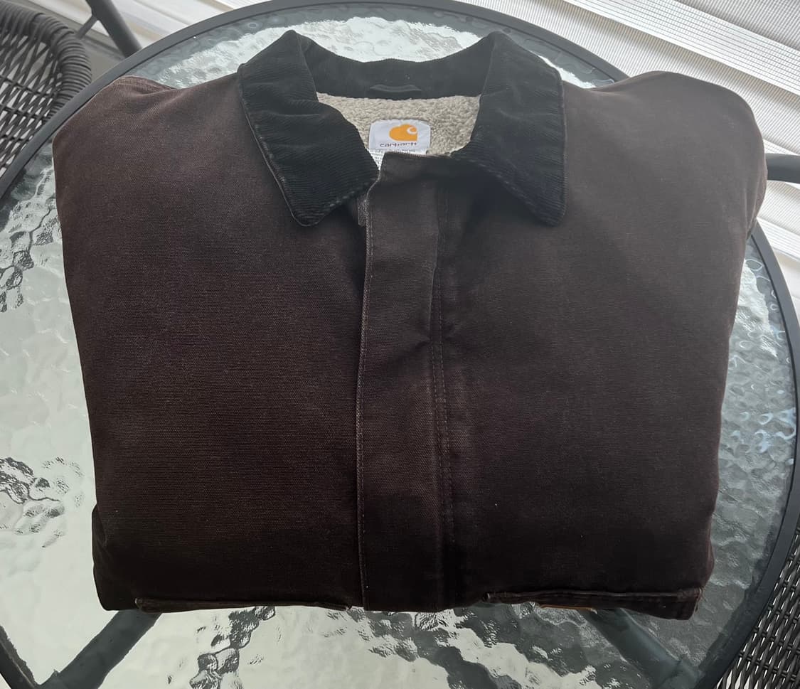 칼하트 j164 다크브라운 워크자켓 xl 상품이미지5