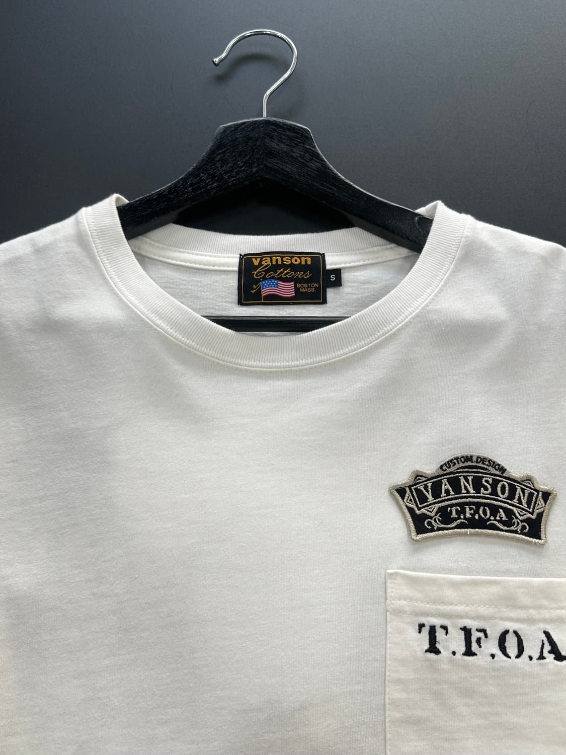 벤슨 x T.F.O.A 스컬윙 American 패치 롱슬리브 상품이미지7