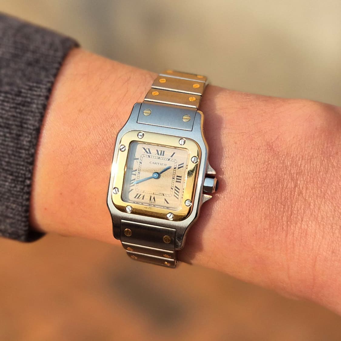 까르띠에 산토스 갈베 콤비 24mm 상품이미지1